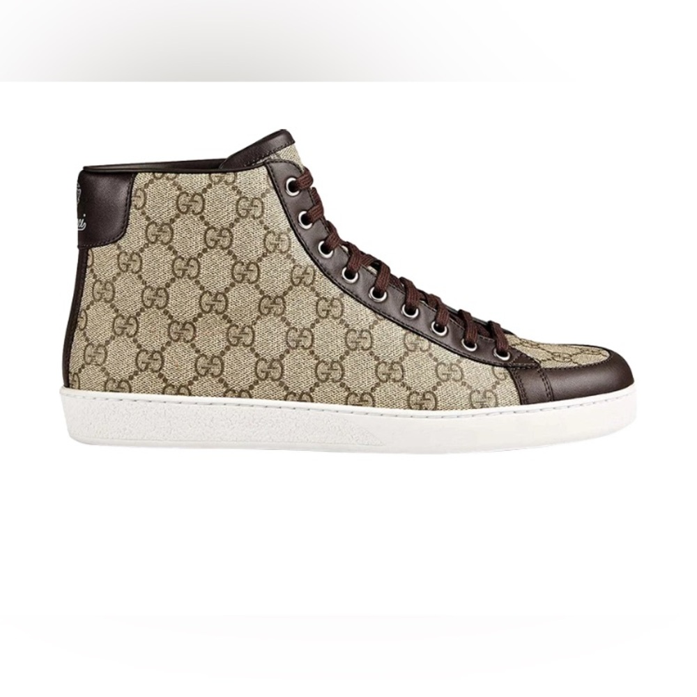 Mens Gucci Supreme Brooklyn Hi Top - Gucci Size 8.5G